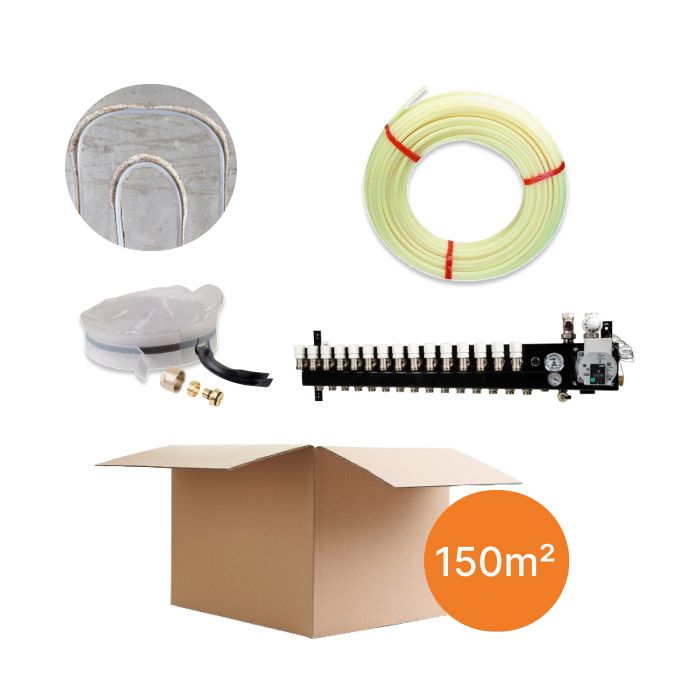 Inhoud vloerverwarmingspakket