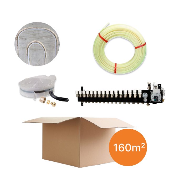 Inhoud vloerverwarmingspakket