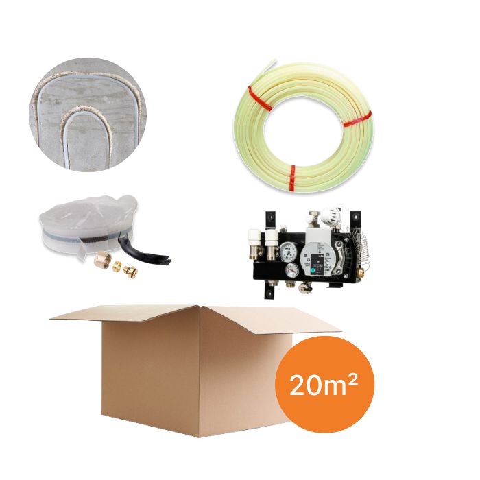 Inhoud vloerverwarmingspakket