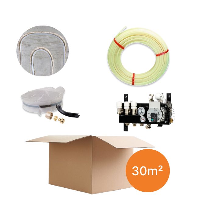 Inhoud vloerverwarmingspakket