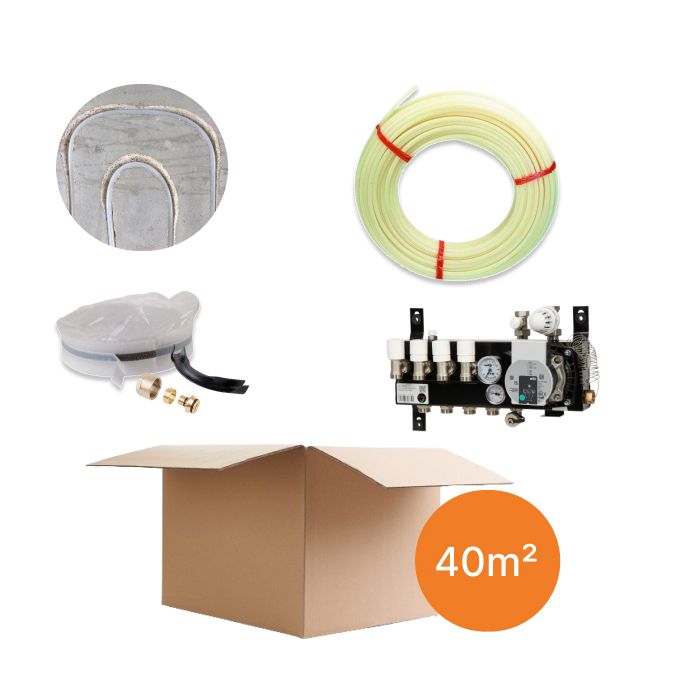 Inhoud vloerverwarmingspakket