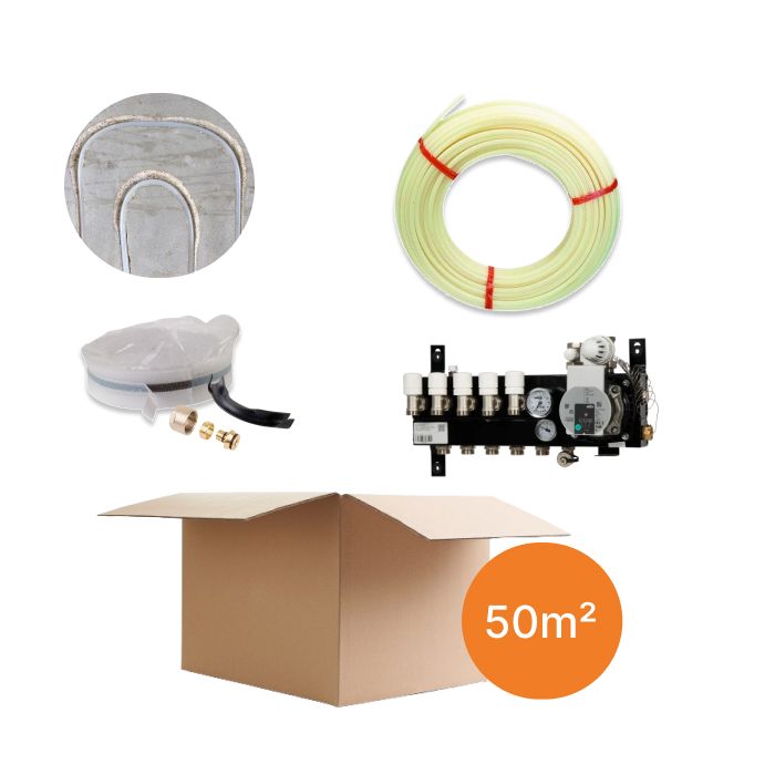 Inhoud vloerverwarmingspakket