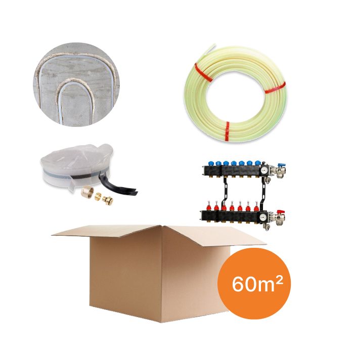 Inhoud vloerverwarmingspakket