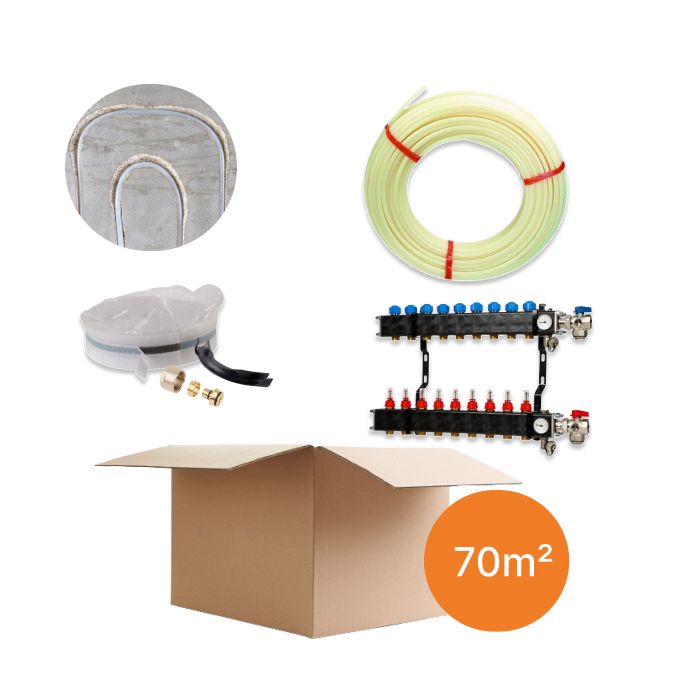 Inhoud vloerverwarmingspakket