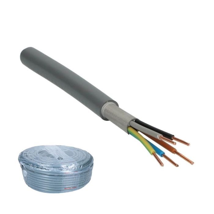Waskonig + Walter installatiekabel YMvK 5x4mm² Dca-s2,d2,a3 - 100 meter