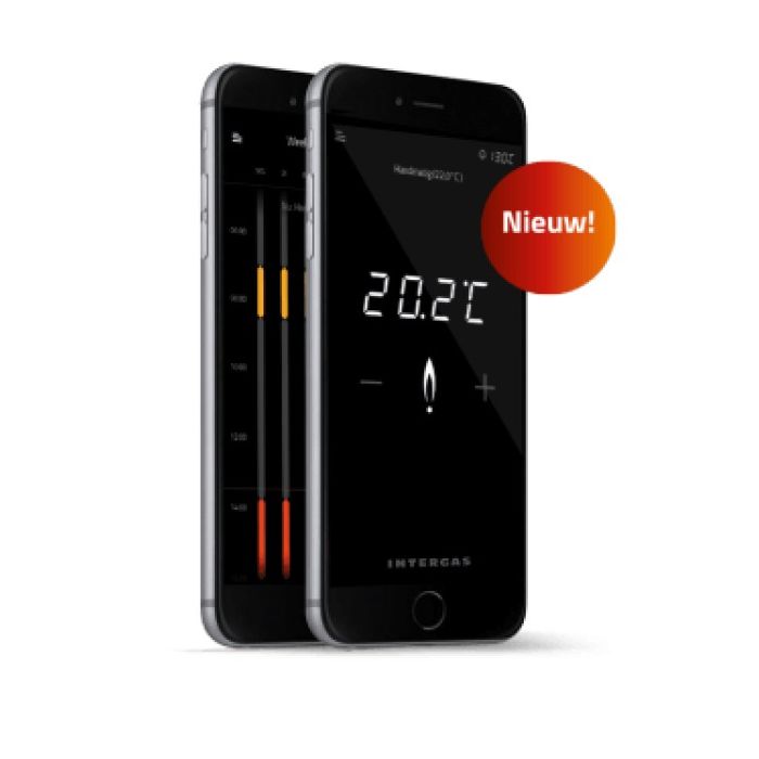 Intergas Comfort Touch zwart thermostaat