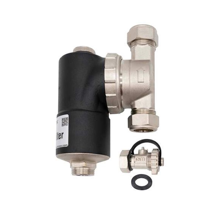 Intergas vuilafscheider - 22 mm 2x knel