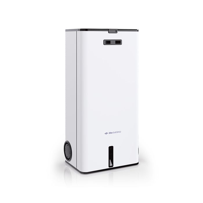 Vooraanzicht van de Itho Daalderop HRU 300 WTW-unit - Met elektrische voorverwarmer