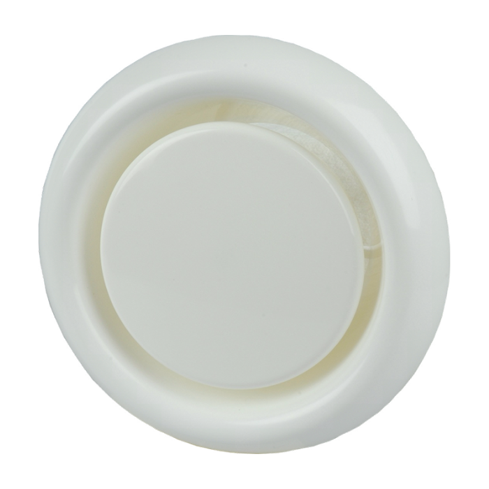 Itho Daalderop kunststof afzuigventiel 100 mm - RAL9010 creme wit