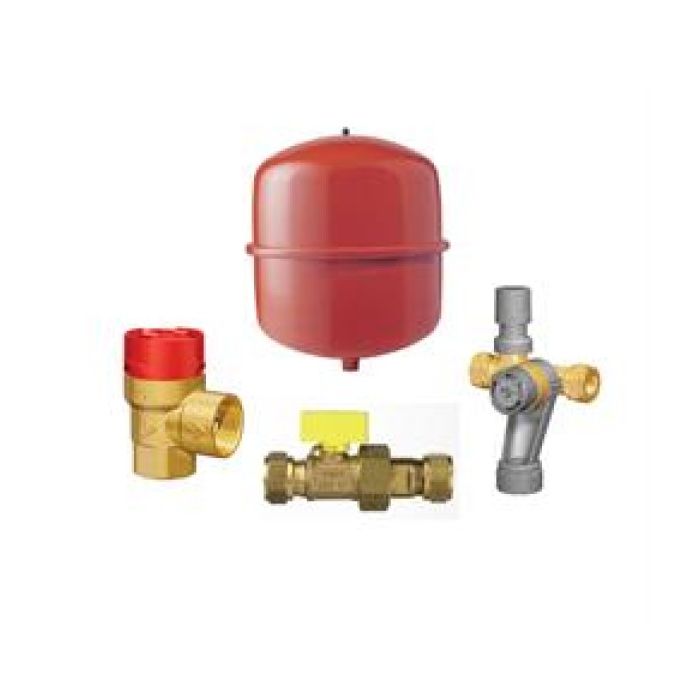 Ketelaansluitpakket RSP Basic 25/0,5bar rood