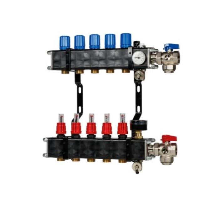 VTE composiet open verdeler - 5 groeps 