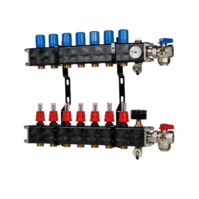 VTE composiet open verdeler - 7 groeps 