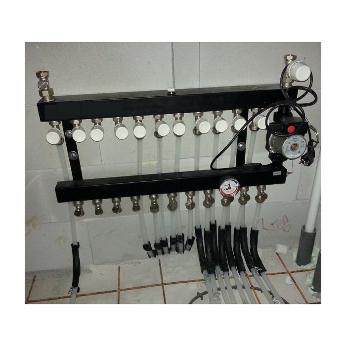 Kunststof geleide bocht 90° / 20-22mm