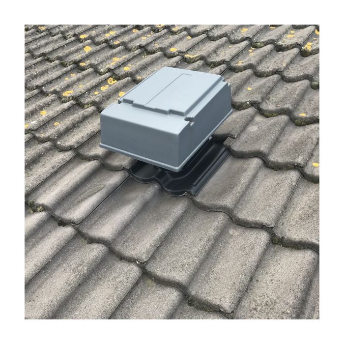 Orcon MPV-10WR pijpdakventilator - RF-bediening - Eurostekker