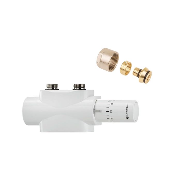 Multilux aansluitset haaks/recht - 16mm