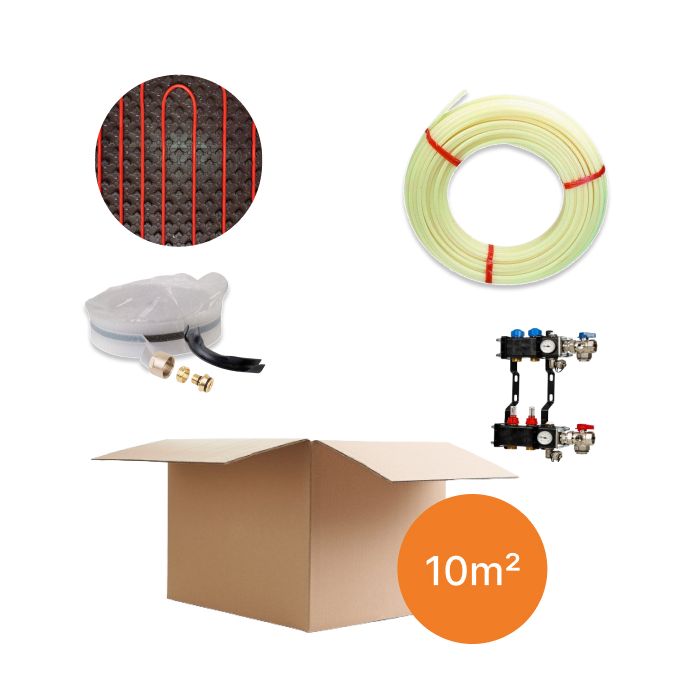 Inhoud vloerverwarmingspakket