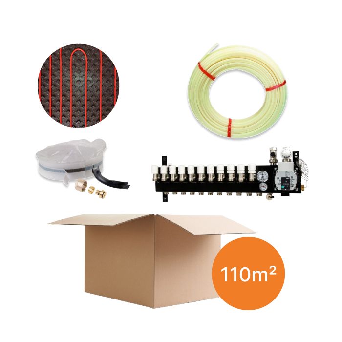 Inhoud vloerverwarmingspakket