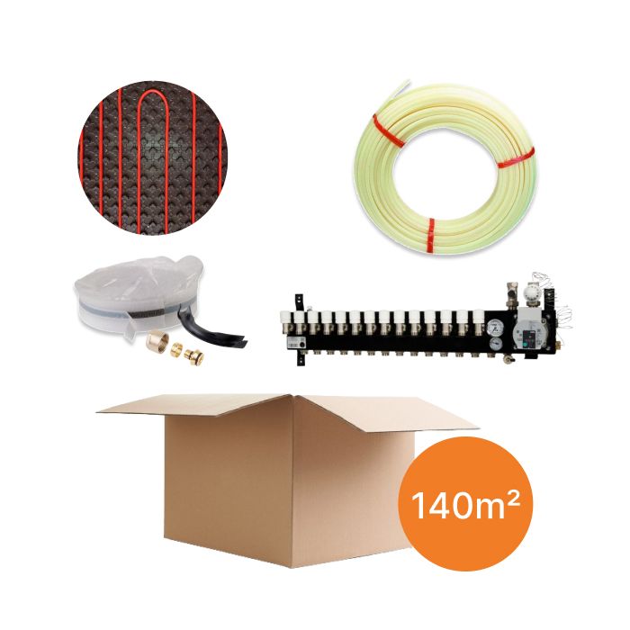 Inhoud vloerverwarmingspakket