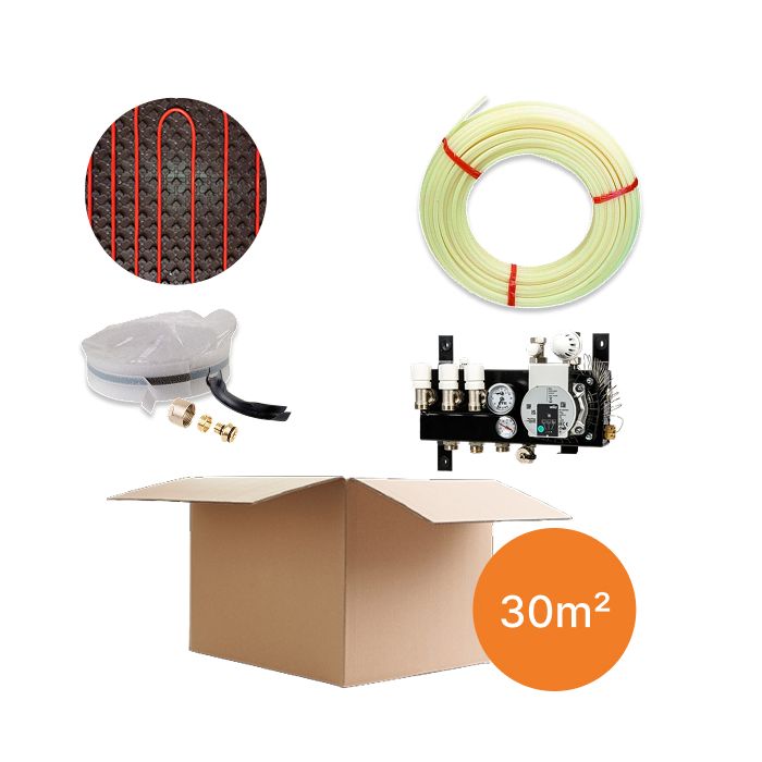 Inhoud vloerverwarmingspakket