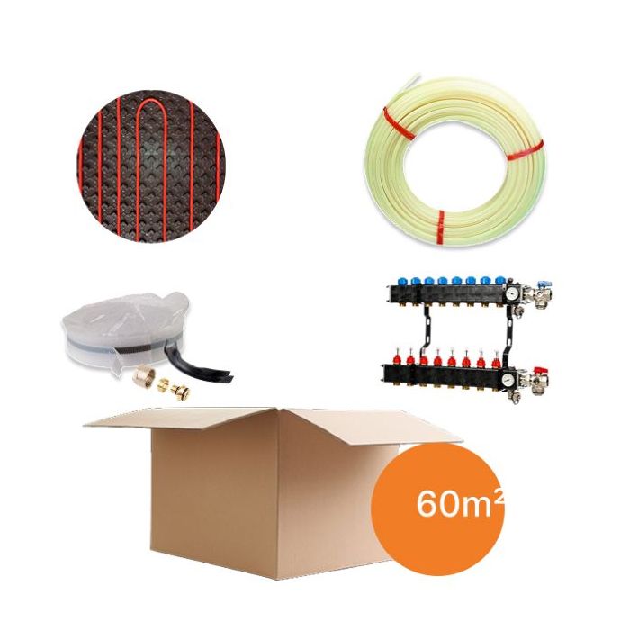 Inhoud vloerverwarmingspakket