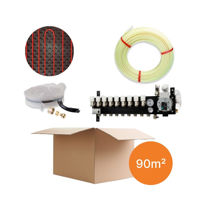 Inhoud vloerverwarmingspakket
