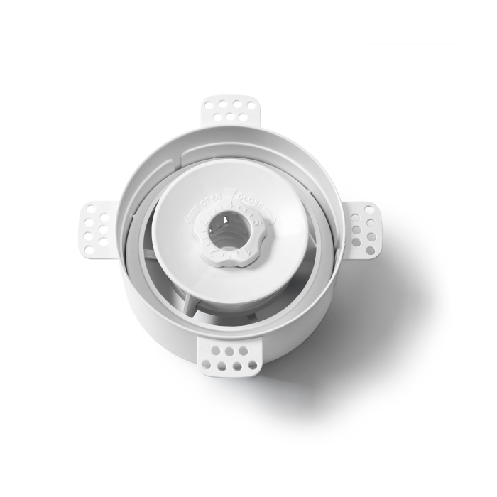 NoShow ventilatieventiel ø125 - wit