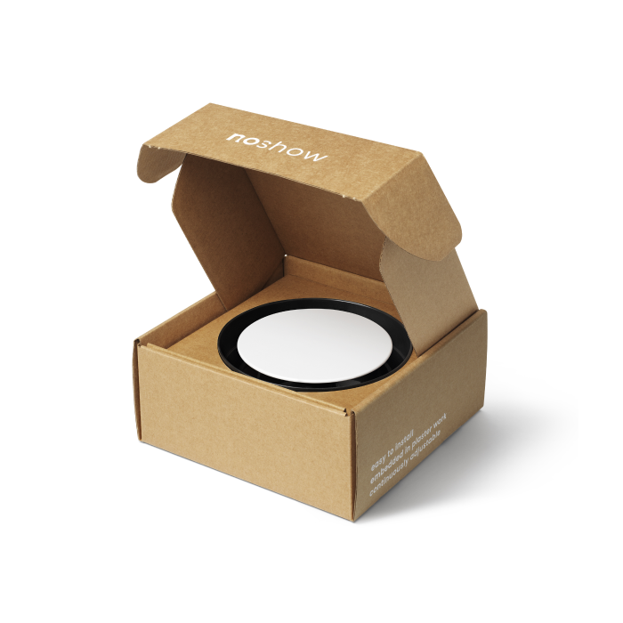 NoShow ventilatieventiel ø125 - zwart