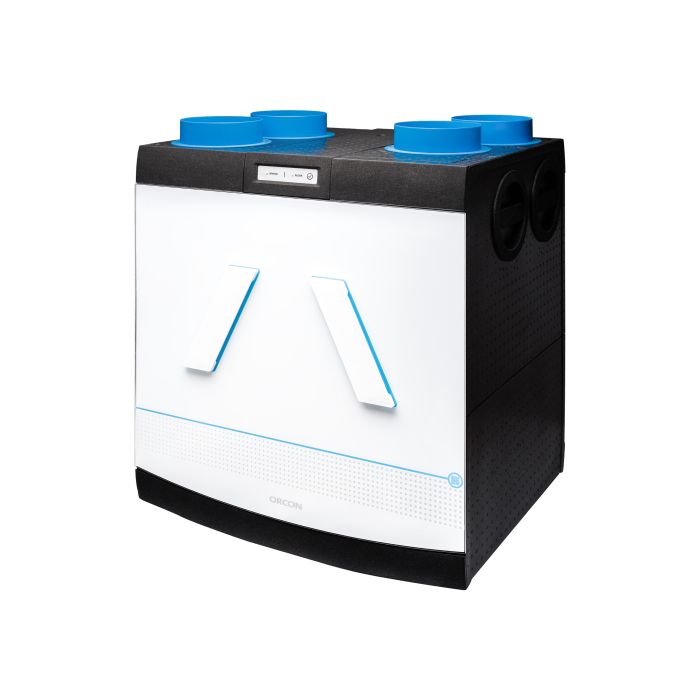 Schuinaanzicht Orcon HRC-500 WTW unit