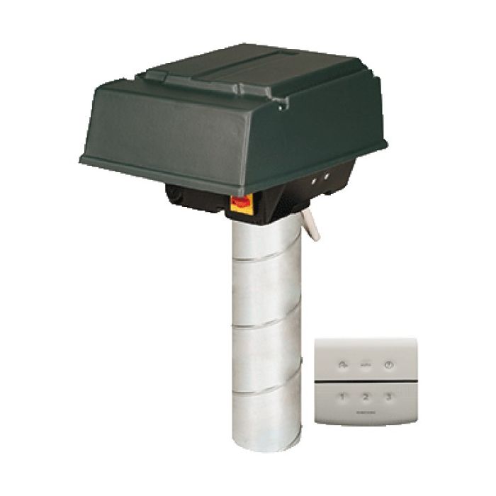 Orcon MPV-10WR pijpdakventilator - RF-bediening - Eurostekker