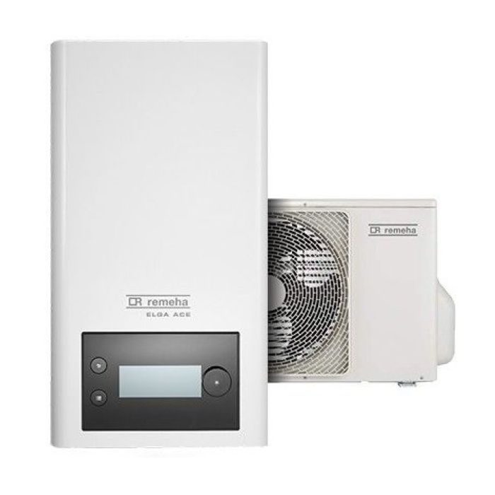 Remeha Elga Ace 4kW warmtepomp met Tzerra Ace-Matic CW5