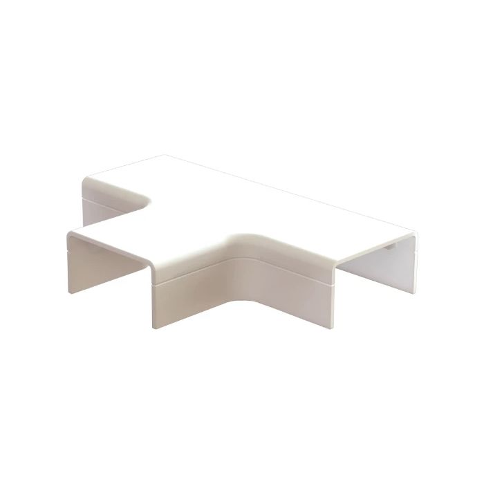 Canalit T-stuk met bodemstuk 25x13mm wit - 2 stuks