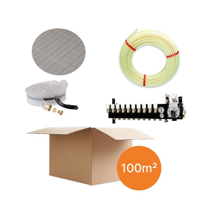 Inhoud vloerverwarmingspakket