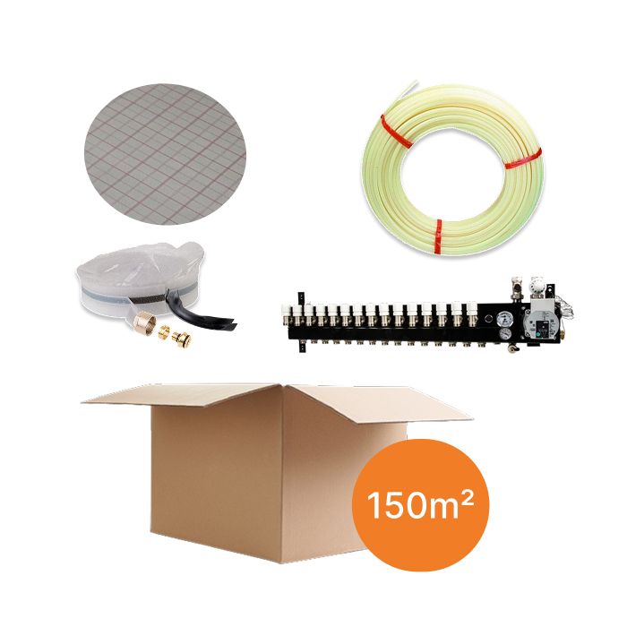 Inhoud vloerverwarmingspakket