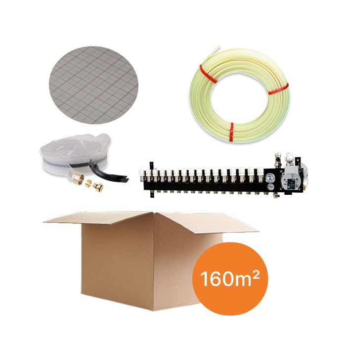 Inhoud vloerverwarmingspakket