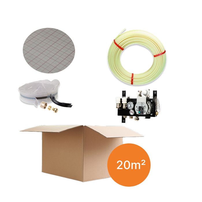 Inhoud vloerverwarmingspakket