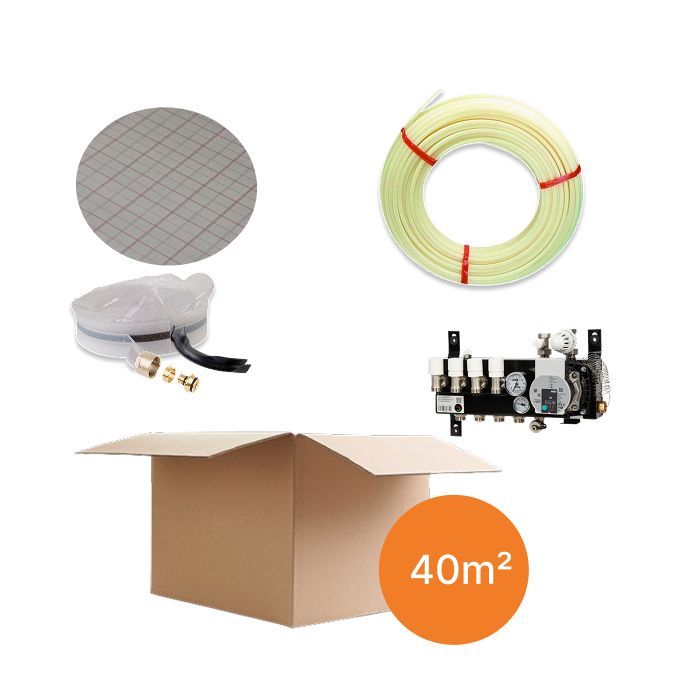 Inhoud vloerverwarmingspakket