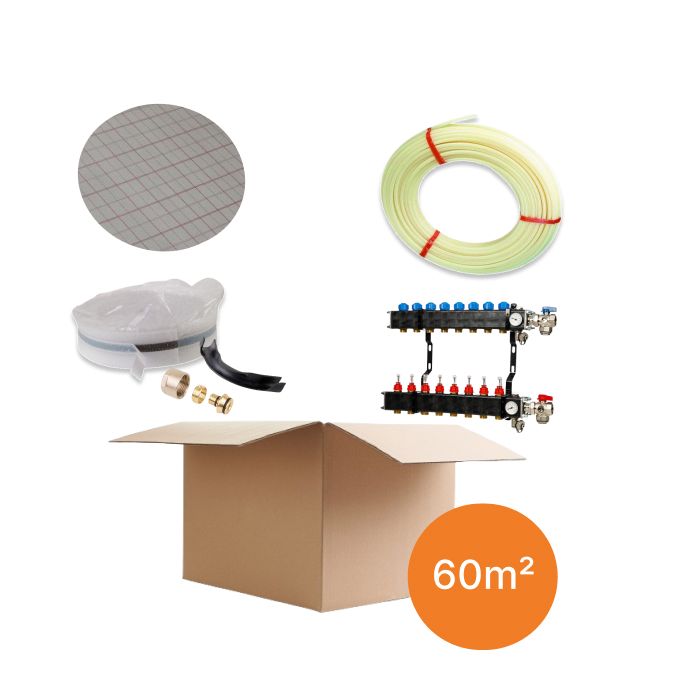 Inhoud vloerverwarmingspakket