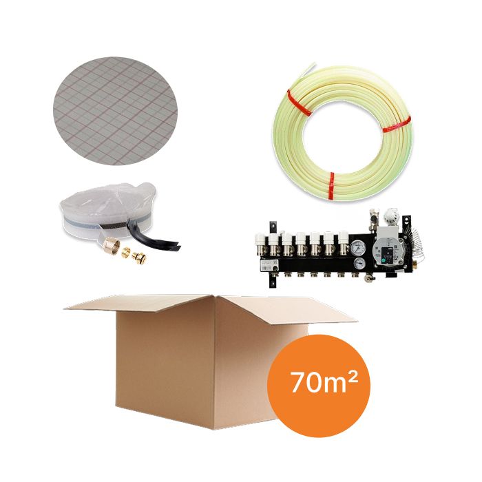 Inhoud vloerverwarmingspakket