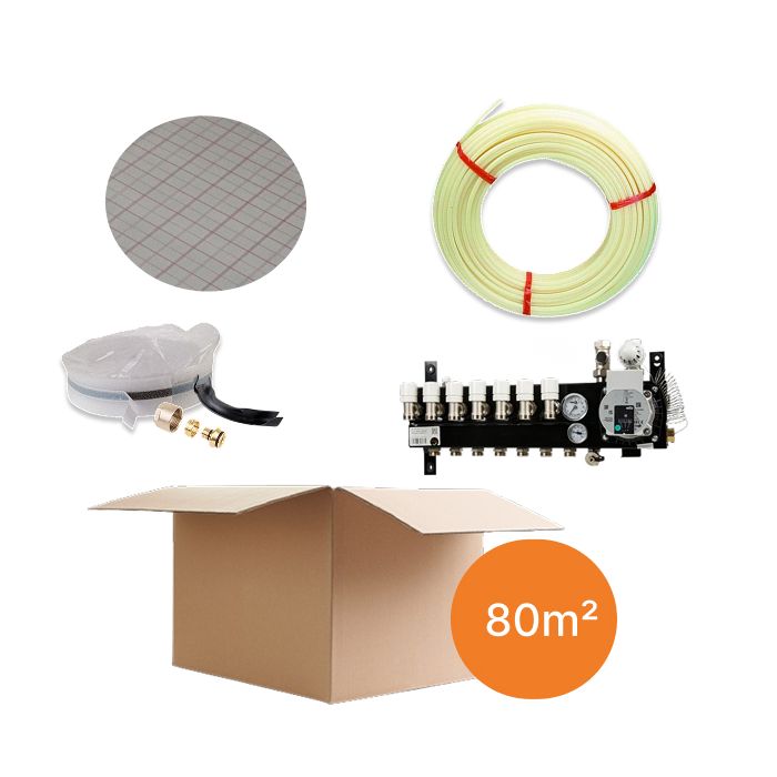 Inhoud vloerverwarmingspakket