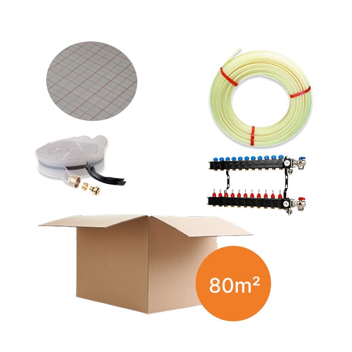 Inhoud vloerverwarmingspakket