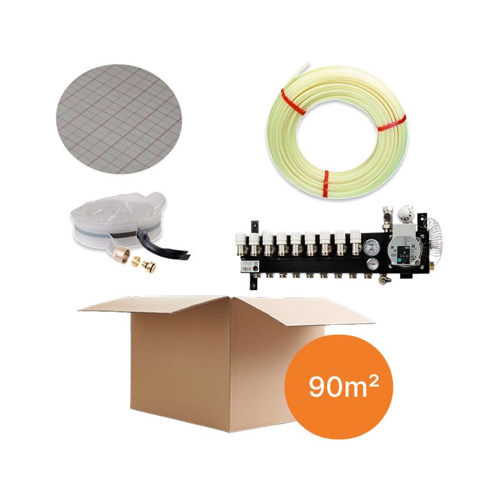 Inhoud vloerverwarmingspakket