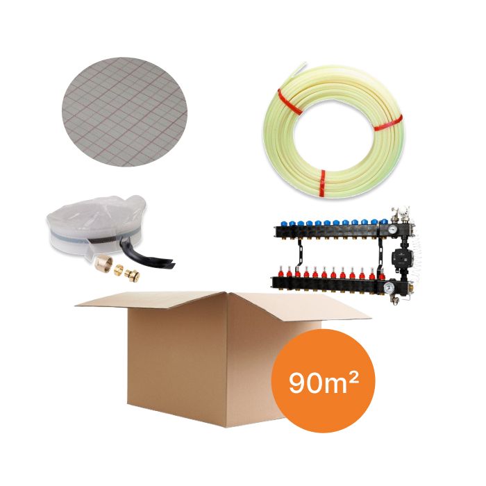 Inhoud vloerverwarmingspakket