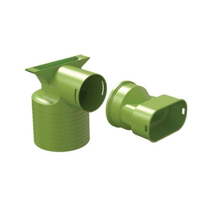 Ubbink Air Excellent 1x AE35sc Ventieladapter 90° 125