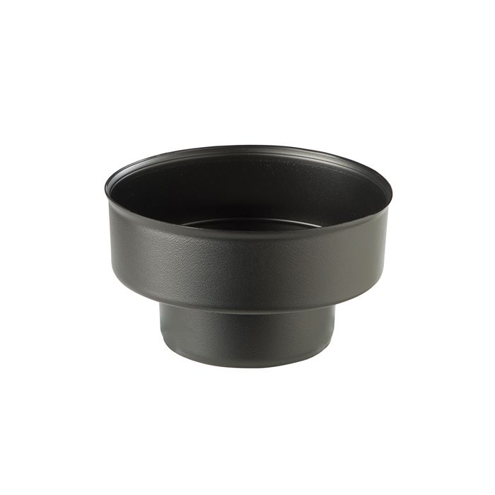 Ubbink Aerfoam verloop KS 160-125mm - zwart