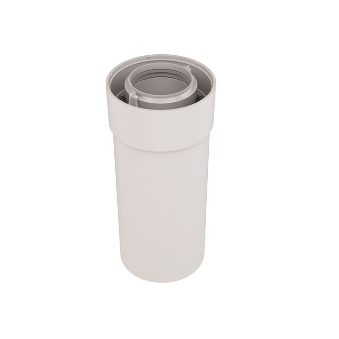 Ubbink UbiFit verlengbuis concentrisch 60/100 wit - 1000mm