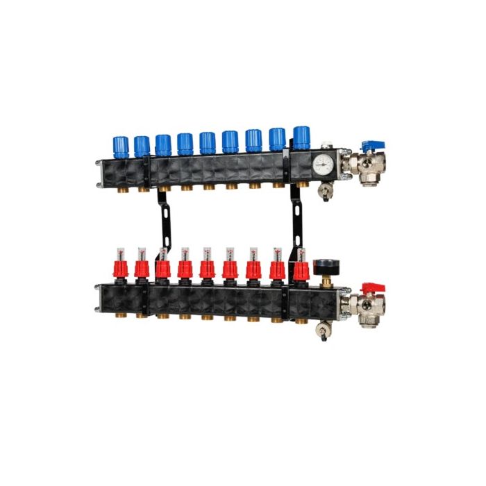 VTE composiet open verdeler - 9 groeps 