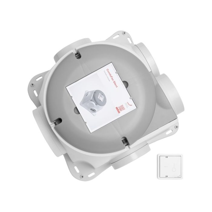 Zehnder ComfoFan Silent ventilatiebox - CO2-sensor - Eurostekker