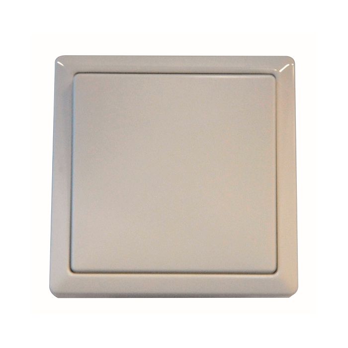 Vooraanzicht van de Zehnder pulsschakelaar