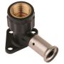 Henco muurplaat 14x1/2 binnendraad met plug - 2PK-1404BP