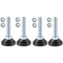 Evolar rubberen opstelvoetjes - set 4 stuks